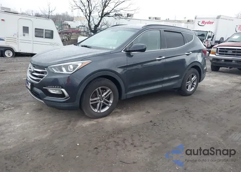 2017 Hyundai Santa Fe Sport 2.4L z USA, uszkodzony, nr VIN 5XYZUDLB1HG387227